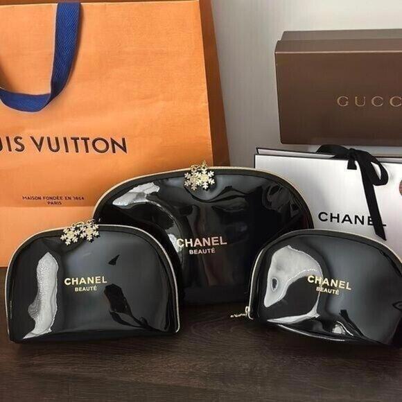 Chanel | Cosmetic Travel Makeup Make-Up Bags
Pouches 3 Piece Set - Picture 3 of 7